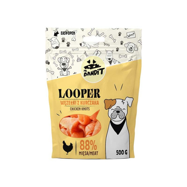 MR. BANDIT LOOPER - węzełki z kurczaka 500g