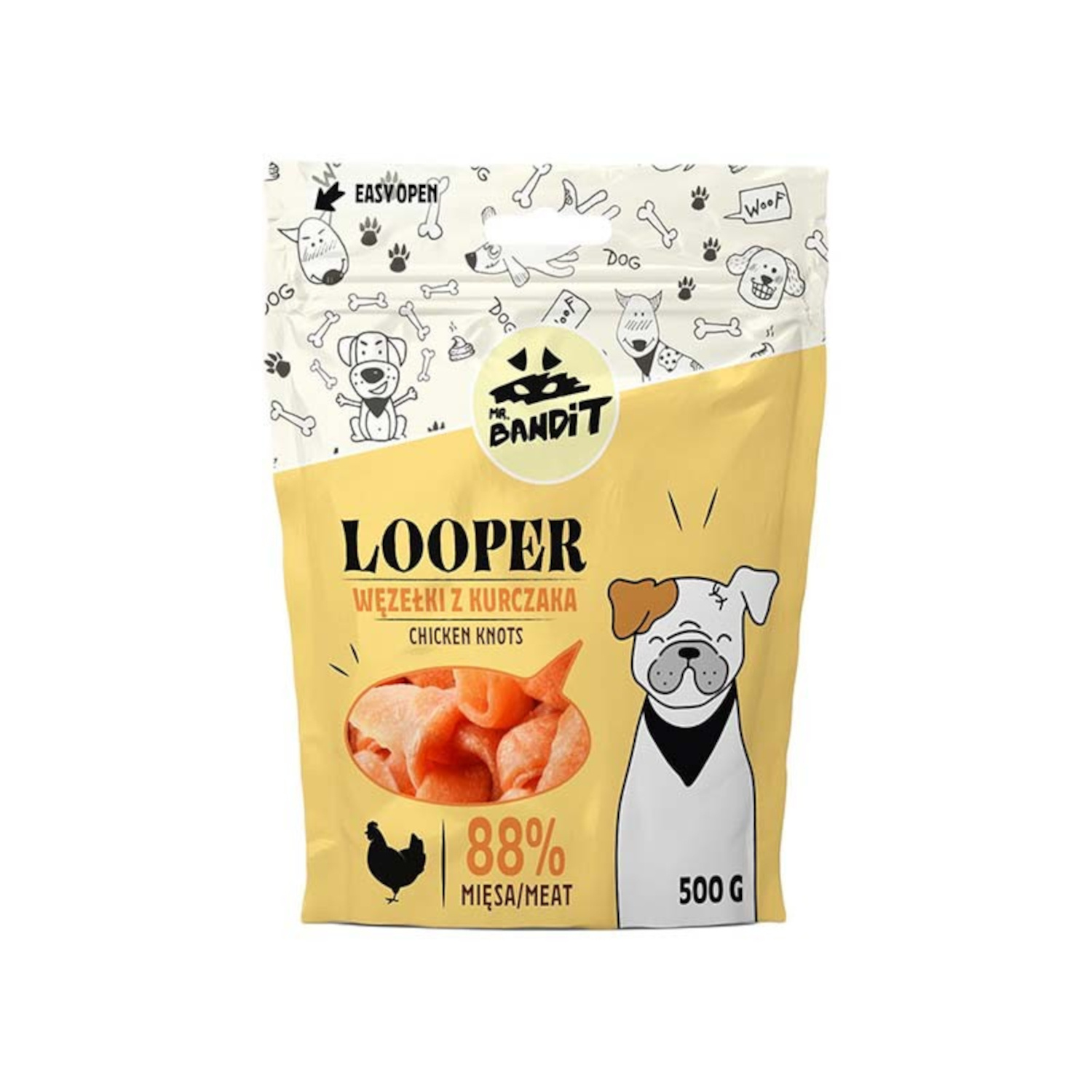 MR. BANDIT LOOPER - węzełki z kurczaka 500g