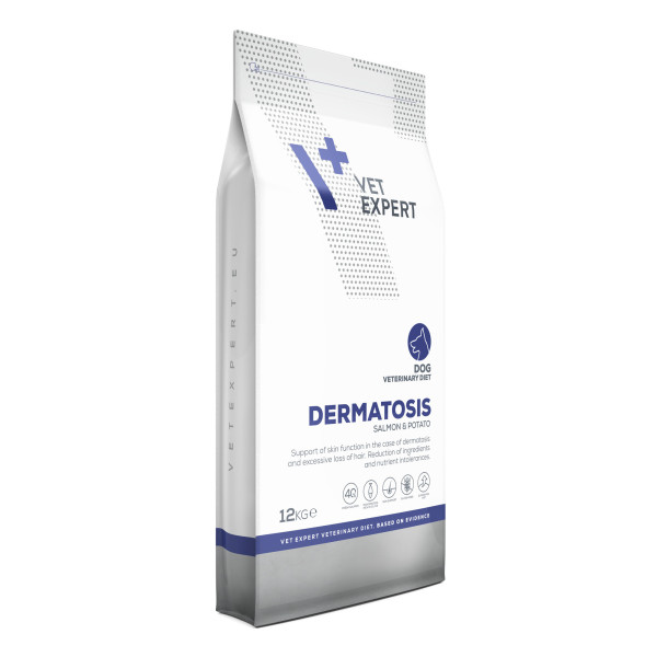 VET EXPERT DERMATOSIS DOG SALMON & POTATO - sucha karma weterynaryjna dla psów
