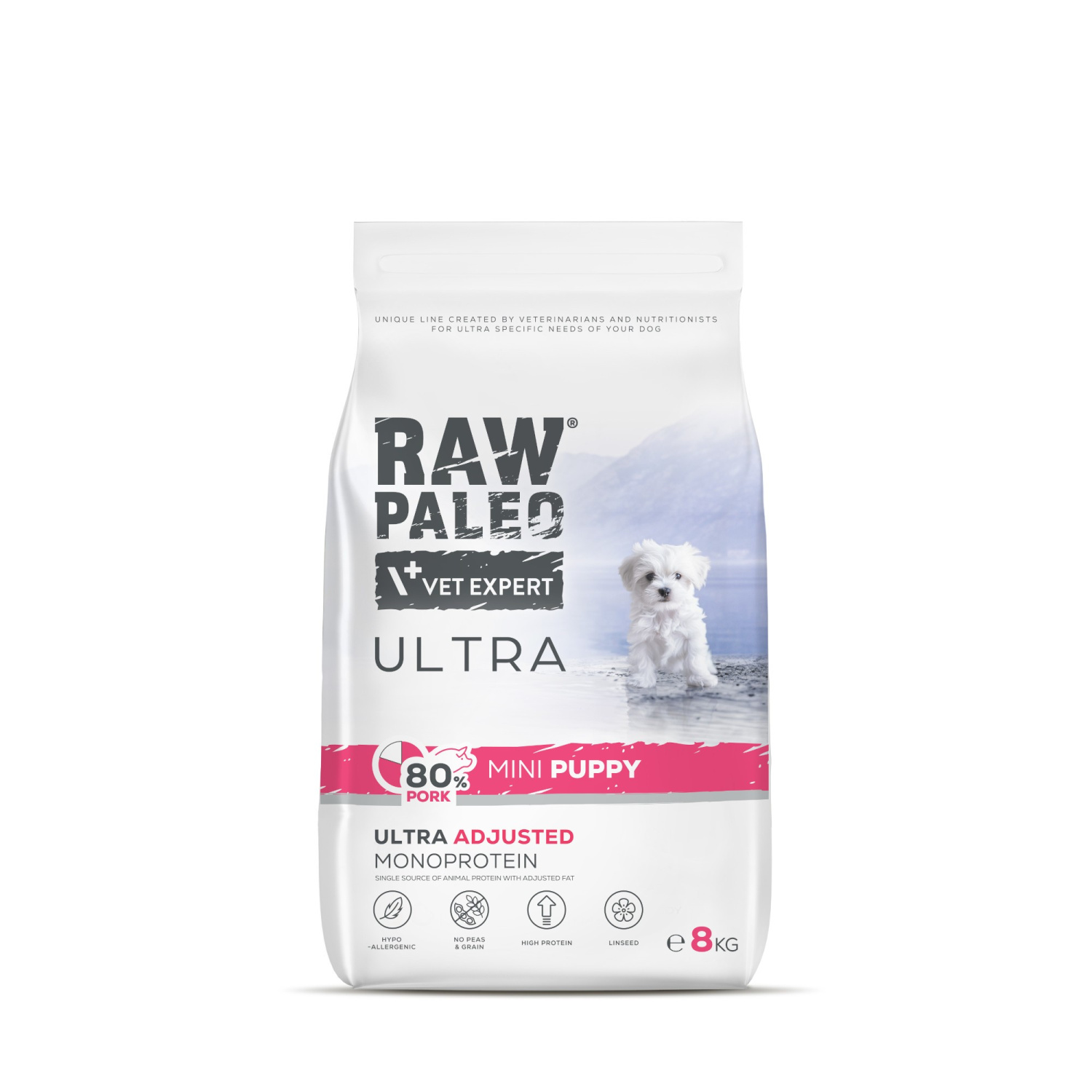 Raw Paleo Ultra Pork puppy mini 8 kg