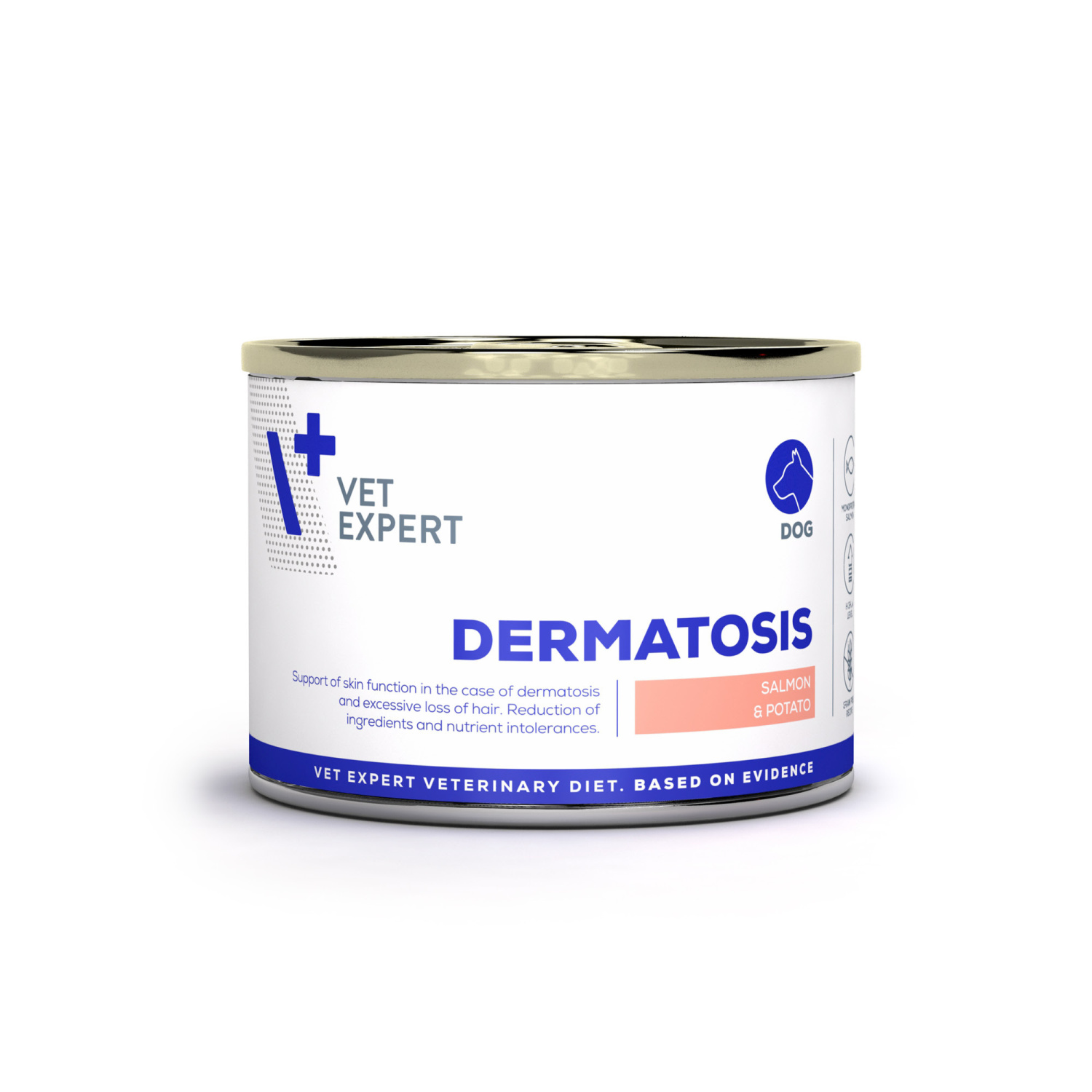 VET EXPERT DERMATOSIS DOG SALMON & POTATO 200g - mokra karma weterynaryjna dla psów