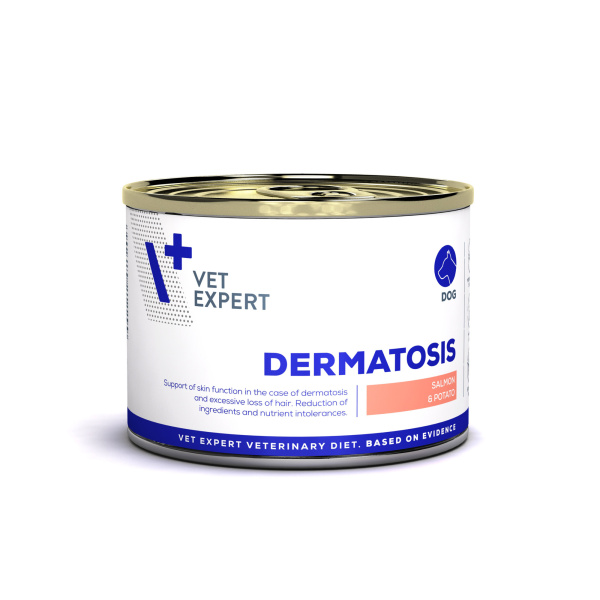 VET EXPERT DERMATOSIS DOG SALMON & POTATO 200g - mokra karma weterynaryjna dla psów