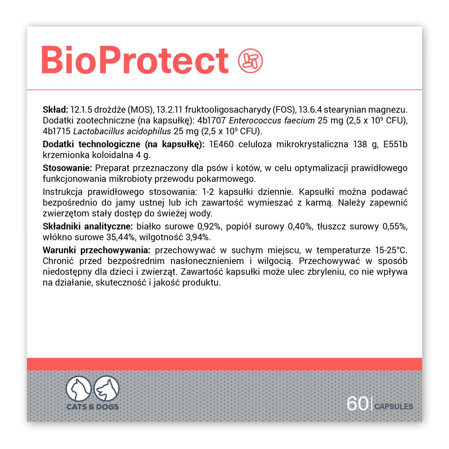 VET EXPERT BIOPROTECT - probiotyk dla psów i kotów