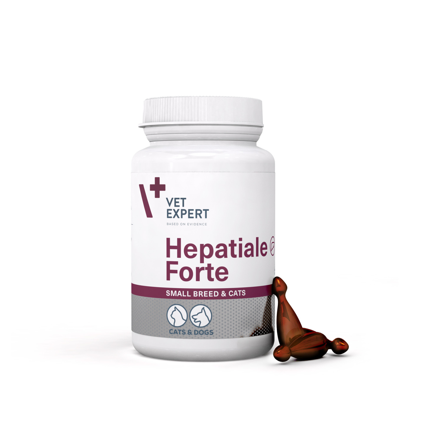 VET EXPERT HEPATIALE FORTE SMALL BREED & CATS - preparat wspomagający funkcje wątroby dla psów małych ras i kotów