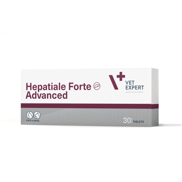 VET EXPERT HEPATIALE FORTE ADVANCED - preparat wspomagający funkcje wątroby dla psów i kotów
