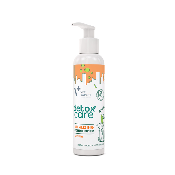 VET EXPERT Detox Care Vitalizing Conditioner - odżywka dla psa i kota, ułatwiająca rozczesywanie 150 ml
