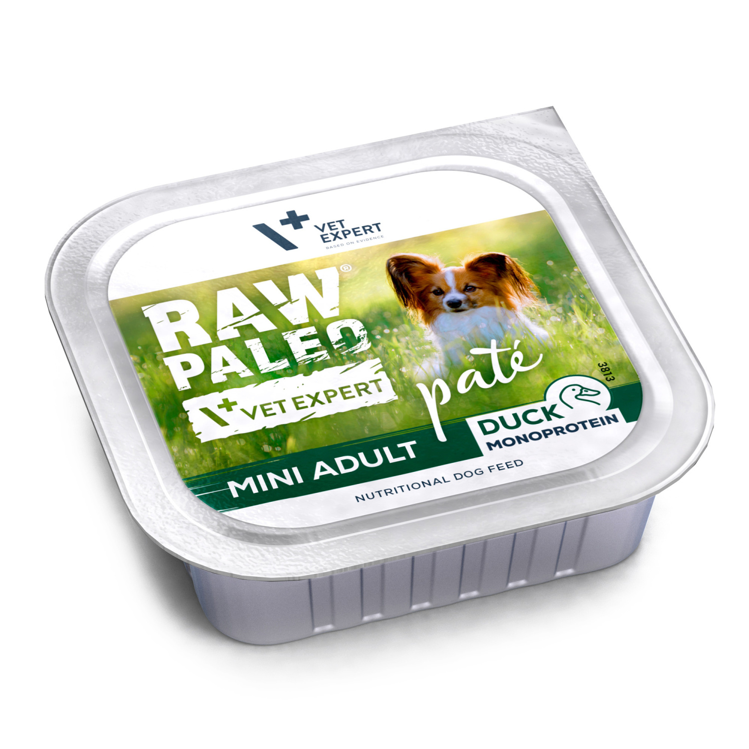 RAW PALEO DUCK PATE MINI ADULT - mokra karma dla psów dorosłych - kaczka 150 g RAW PALEO DUCK PATE MINI ADULT - mokra karma dla psów dorosłych - kaczka 150 g