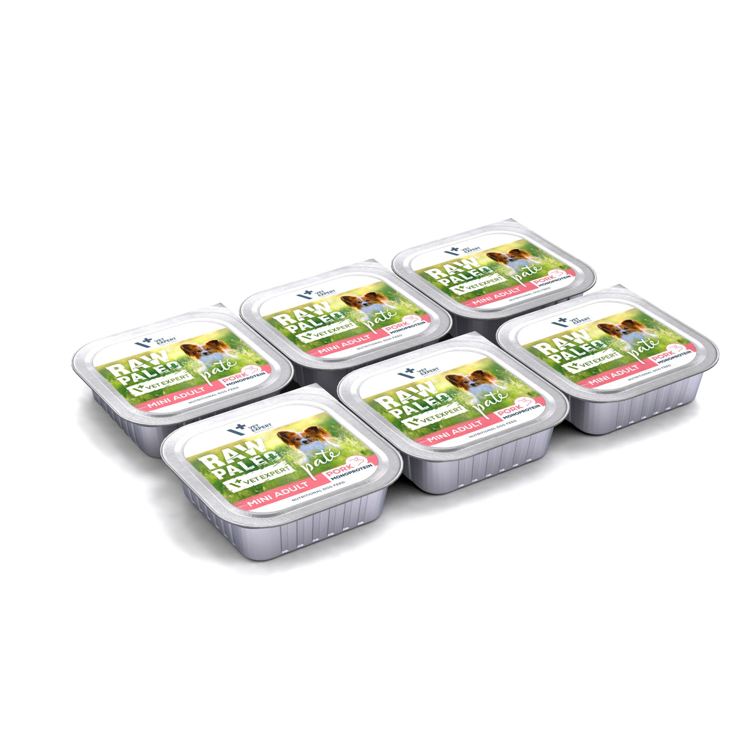RAW PALEO PORK PATE MINI PUPPY 6x150g - mokra karma dla szczeniąt - wieprzowina RAW PALEO PORK PATE MINI PUPPY 6x150g - mokra karma dla szczeniąt - wieprzowina
