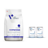 Zestaw VET EXPERT DERMATOSIS DOG SALMON&POTATO 2kg + 2x400g TURKEY&GUINEA FOWL