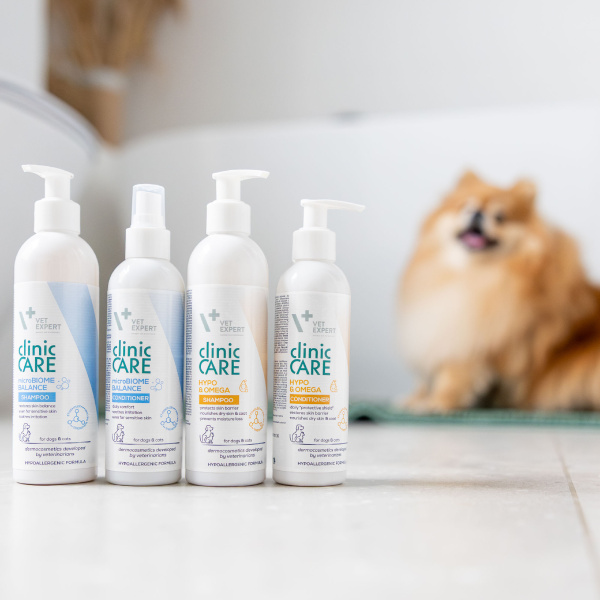 VET EXPERT Clinic Care microBiome Balance Shampoo - szampon dermokosmetyczny dla psów i kotów 250 ml