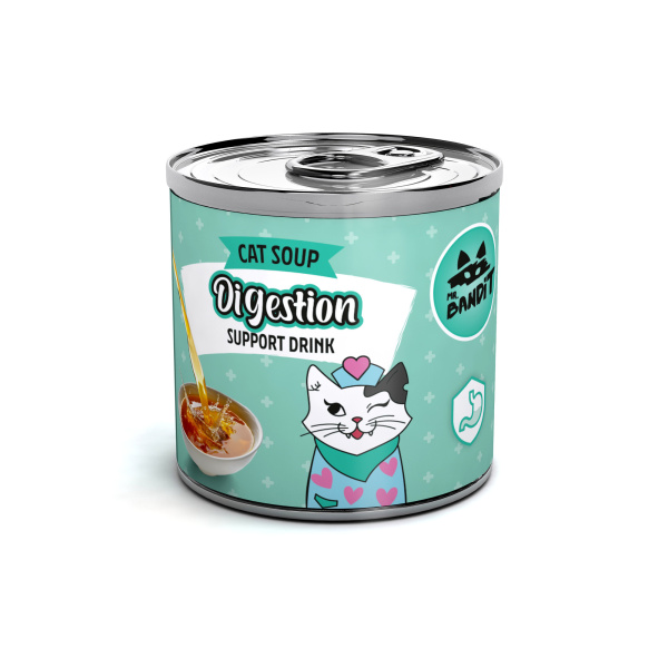 MR. BANDIT CHICKEN DIGESTION SUPPORT DRINK FOR CATS - napój funkcjonalny z kurczakiem dla kota na trawienie