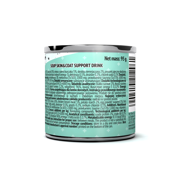 MR. BANDIT TUNA SKIN & COAT SUPPORT DRINK FOR CATS - napój funkcjonalny z tuńczykiem dla kota na skórę i sierść