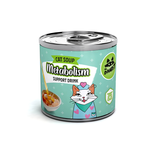 MR. BANDIT SALMON METABOLISM SUPPORT DRINK FOR CATS - napój funkcjonalny z łososiem dla kota na metabolizm