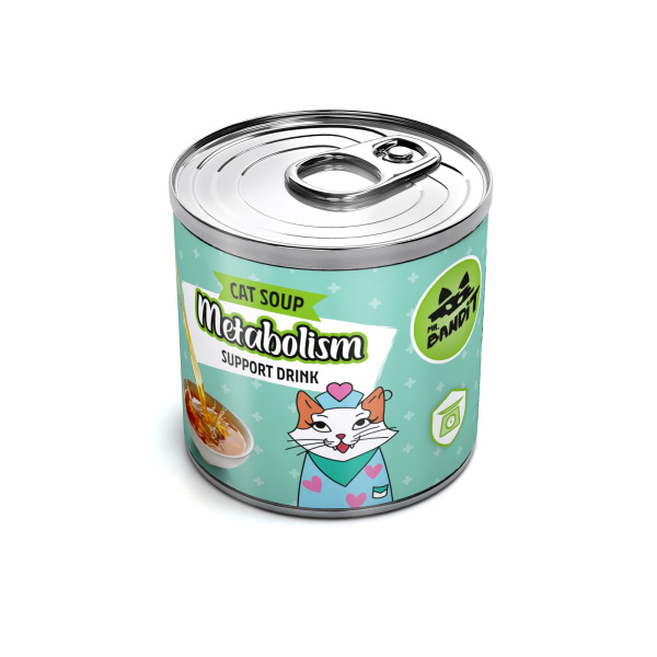 MR. BANDIT SALMON METABOLISM SUPPORT DRINK FOR CATS - napój funkcjonalny z łososiem dla kota na metabolizm