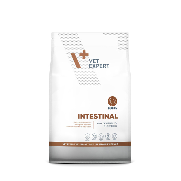 VET EXPERT INTESTINAL PUPPY – lekkostrawna karma weterynaryjna dla szczeniąt 2kg