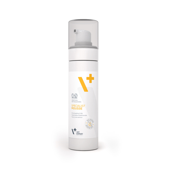 VET EXPERT SPECIALIST MOUSSE - suchy szampon w piance dla psów i kotów 150 ml