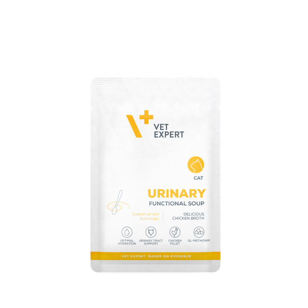 VET EXPERT FUNCTIONAL CAT SOUP URINARY  40g - bulion nawadniający dla kotów z problemami układu moczowego