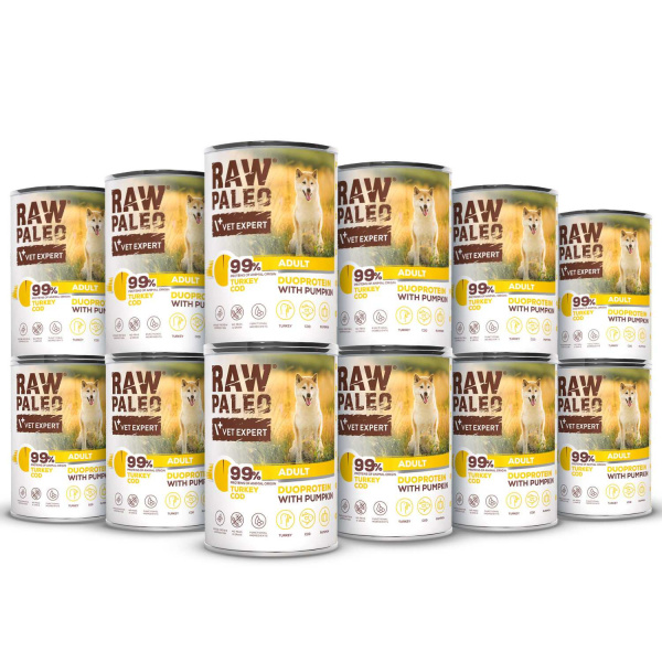 RAW PALEO TURKEY&COD ADULT...