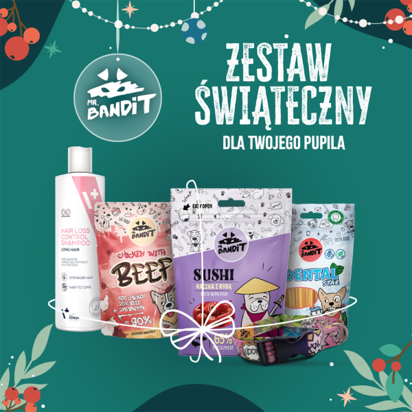 MR. BANDIT pakiet świąteczny VET PLANET - prezenty dla psa