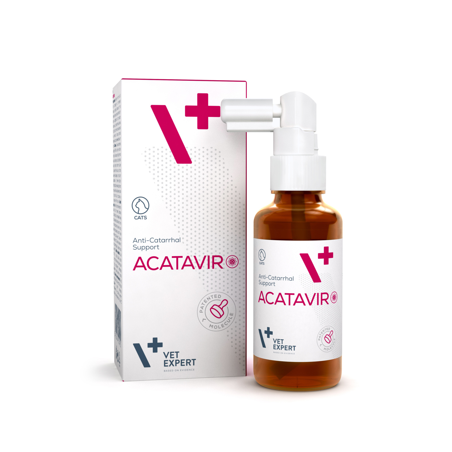 VET EXPERT ACATAVIR - żelowy preparat wspierający w "kocim katarze" 30 ml
