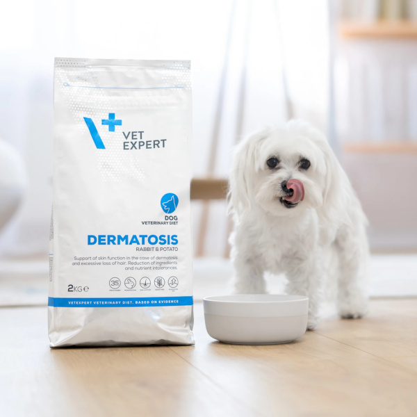 VET EXPERT DERMATOSIS DOG RABBIT & POTATO - sucha karma weterynaryjna dla psów