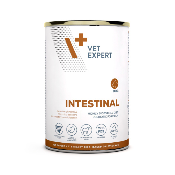 VET EXPERT INTESTINAL DOG 400g - mokra karma weterynaryjna dla psów