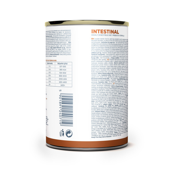 VET EXPERT INTESTINAL DOG 400g - mokra karma weterynaryjna dla psów