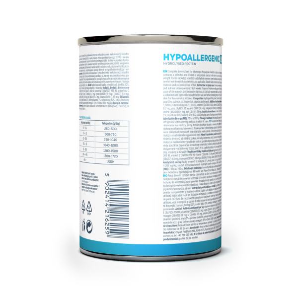 VET EXPERT HYPOALLERGENIC ULTRA WET 6x400g - mokra karma weterynaryjna dla psów