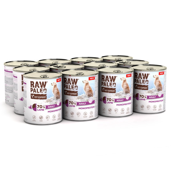 RAW PALEO ADULT DOG LAMB...