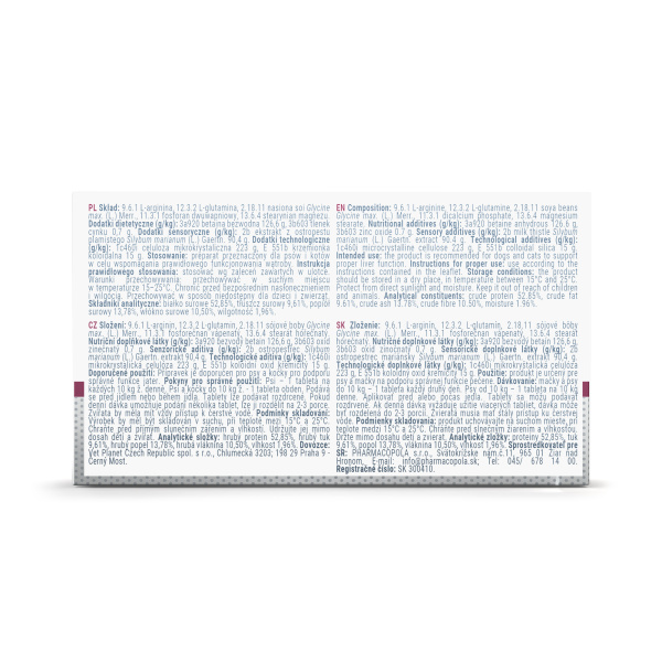 VET EXPERT HEPATIALE FORTE ADVANCED - preparat wspomagający funkcje wątroby dla psów i kotów