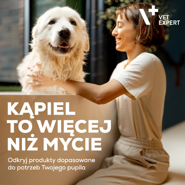 VET EXPERT Detox Care Pure White Shampoo - szampon dla psów i kotów z jasną sierścią 250 ml