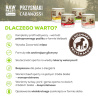 RAW PALEO Cabanossi Game Mini 90g - pełnoporcjowy naturalny przysmak w formie kiełbaski dla psa