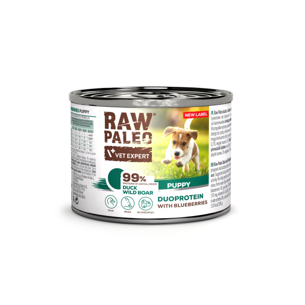RAW PALEO DUCK&BOAR PUPPY...