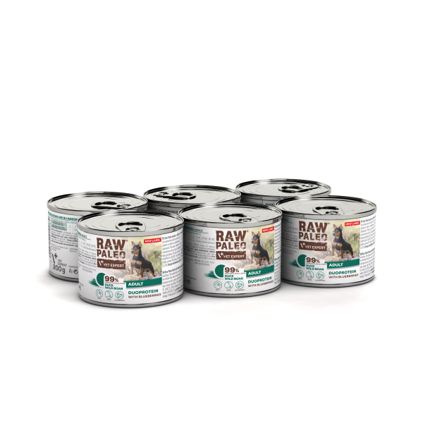 RAW PALEO DUCK&BOAR ADULT...