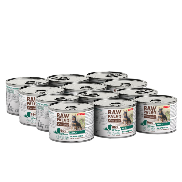 RAW PALEO DUCK&BOAR ADULT...