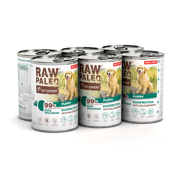 RAW PALEO DUCK&BOAR PUPPY...
