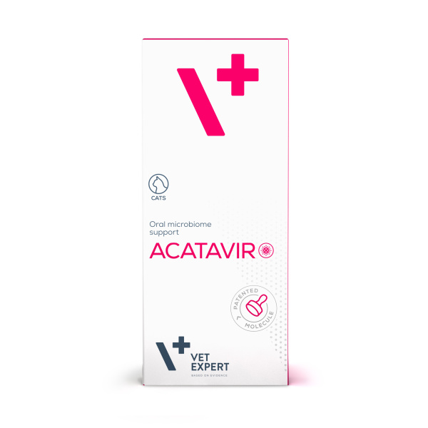 VET EXPERT ACATAVIR - żelowy preparat wspierający w "kocim katarze" 30 ml