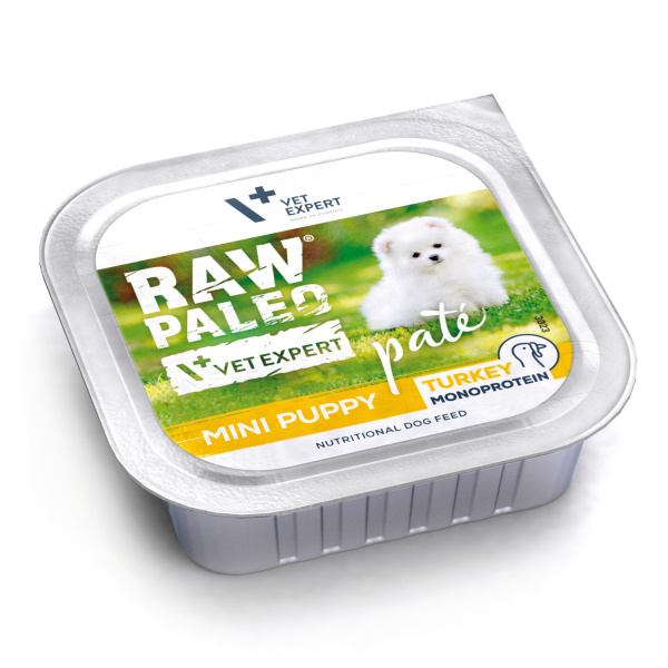 Zestaw RAW PALEO PATE MINI PUPPY - mokra karma dla szczeniąt 5x 150g