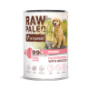 Zestaw RAW PALEO PUPPY TURKEY & COD & PORK & LAMB - mokra karma dla szczeniąt 4x 400g