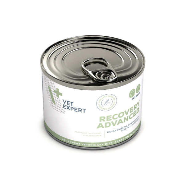 VET EXPERT Recovery Advanced 12x200g - mokra karma weterynaryjna dla psów i kotów w trakcie rekonwalescencji