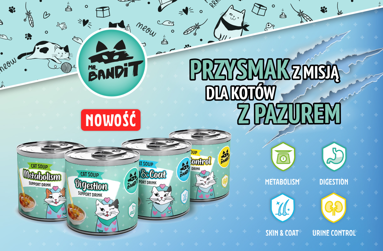 Drinki MR. BANDIT dla kotów