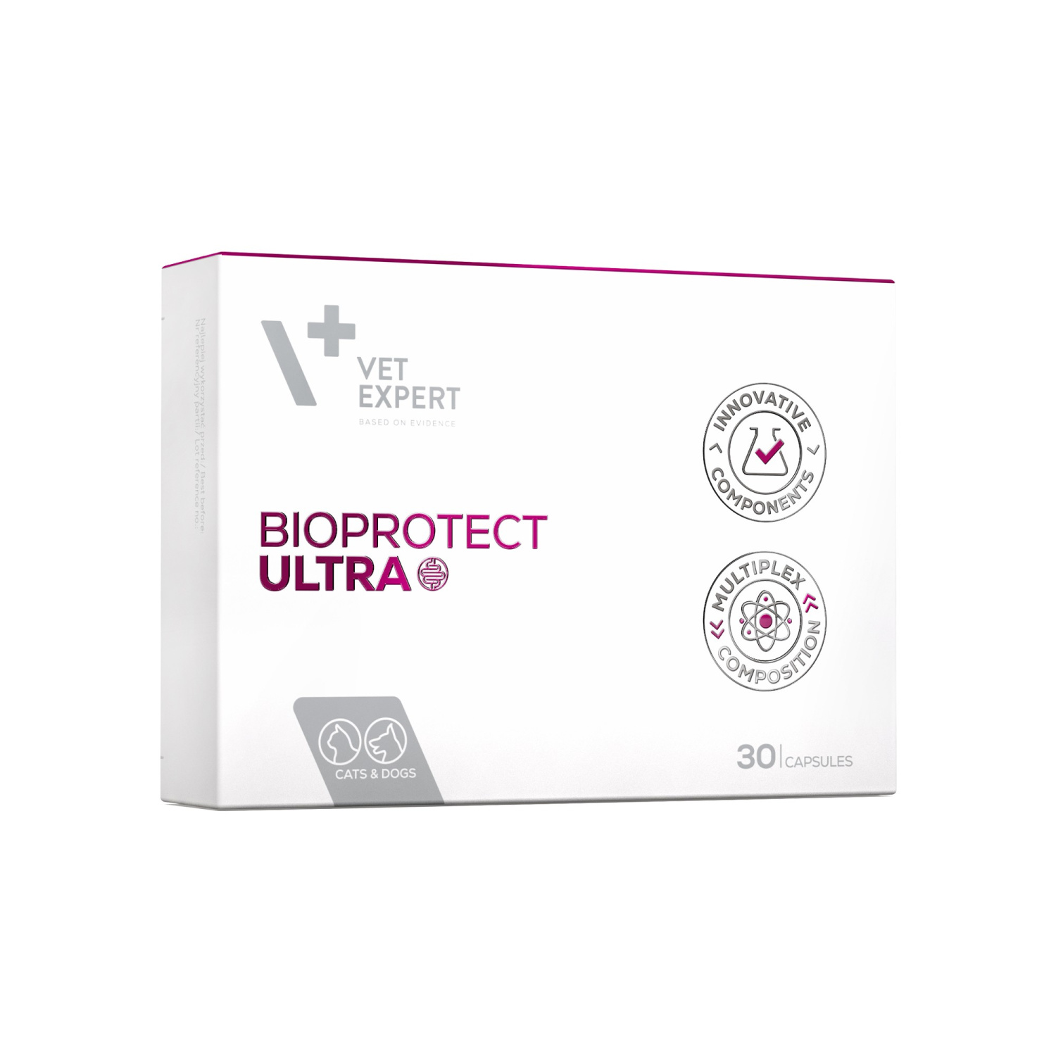 VET EXPERT BIOPROTECT ULTRA – zaawansowany probiotyk wspierający przewód pokarmowy psów i kotów z dysbiozą jelitową