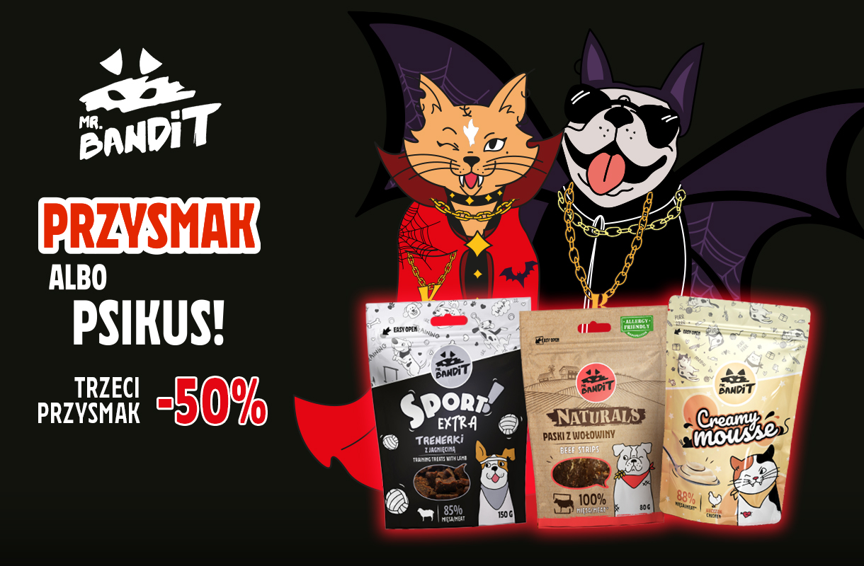 Promocja na przysmaki: trzeci -50%