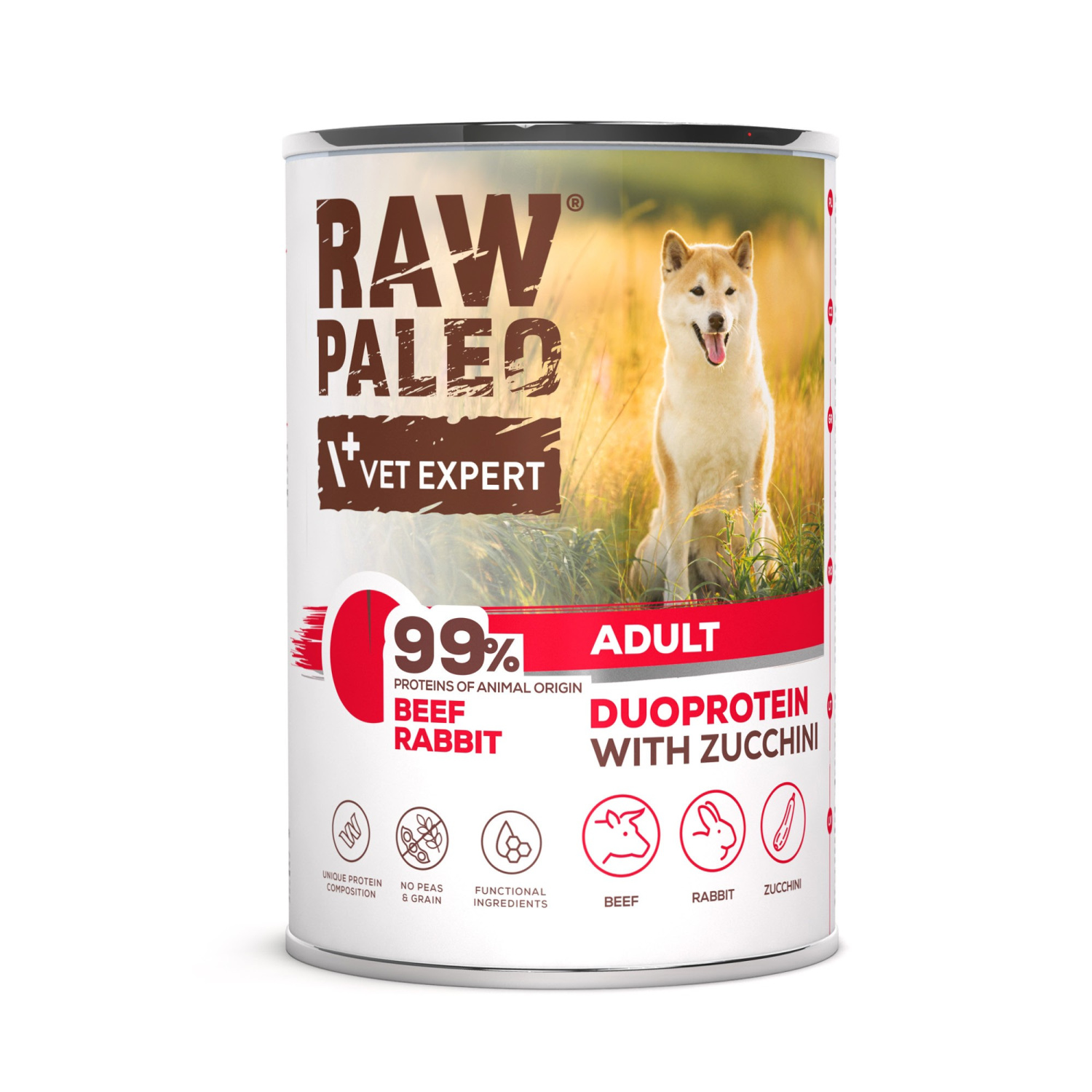 Raw Paleo wołowina królik