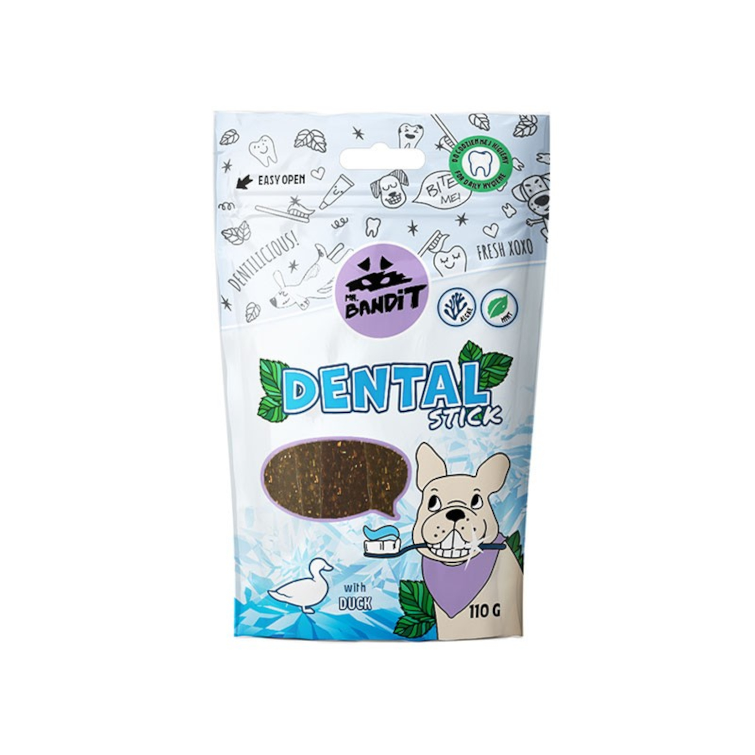 Mr. Bandit Dental Sticks z kaczką 110g