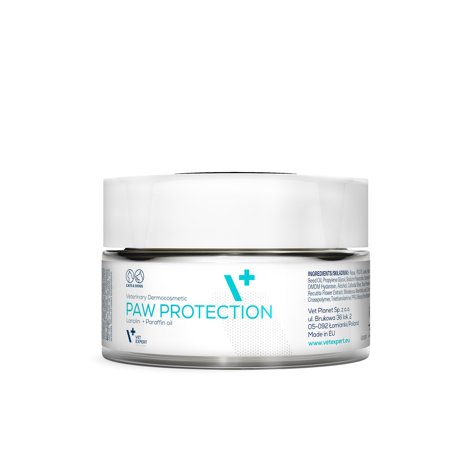 VET EXPERT PAW PROTECTION - maść ochronna do łap dla psów i kotów 75 ml