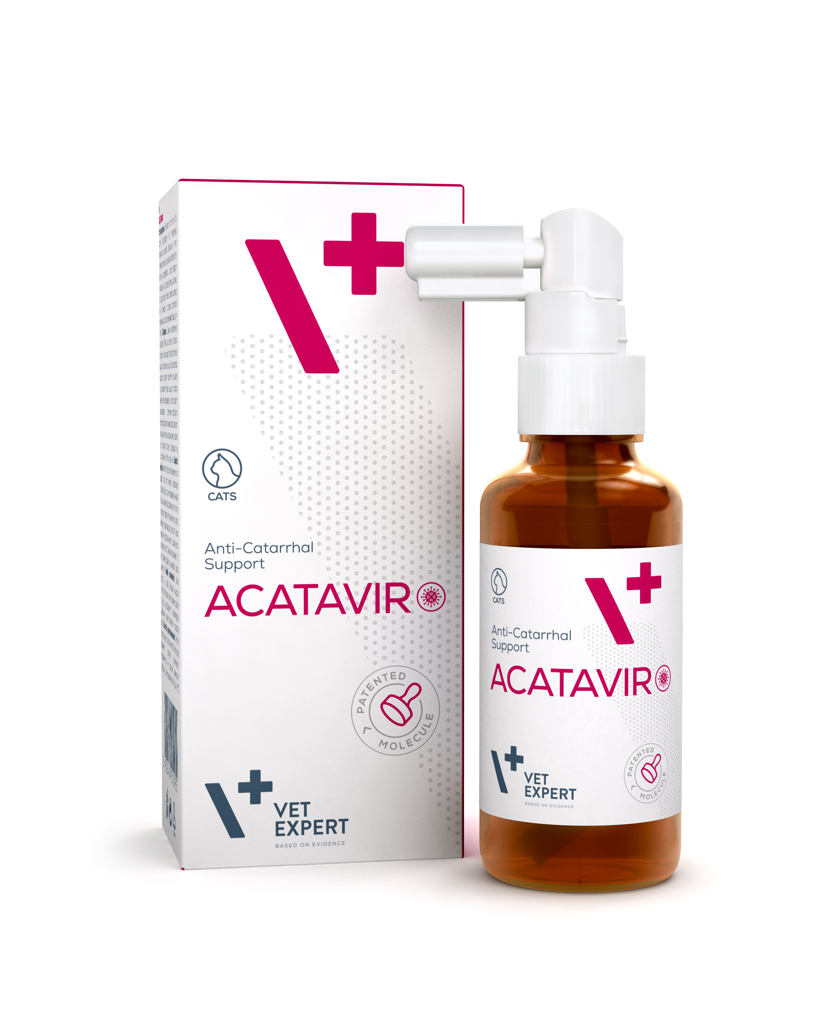 VET EXPERT ACATAVIR - żelowy preparat wspierający w "kocim katarze" 30 ml