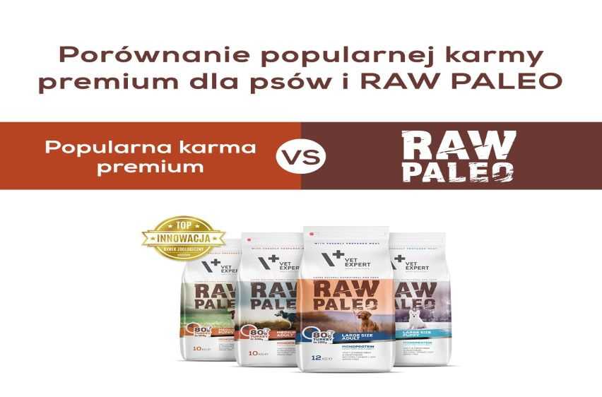 Porównujemy: karma RAW PALEO a inna karma premium