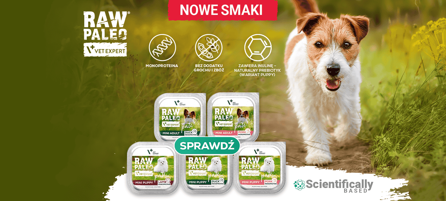 RAW PALEO Pate dla psów - nowe smaki