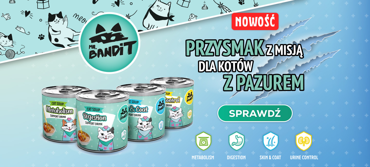 Drinki MR. BANDIT dla kotów